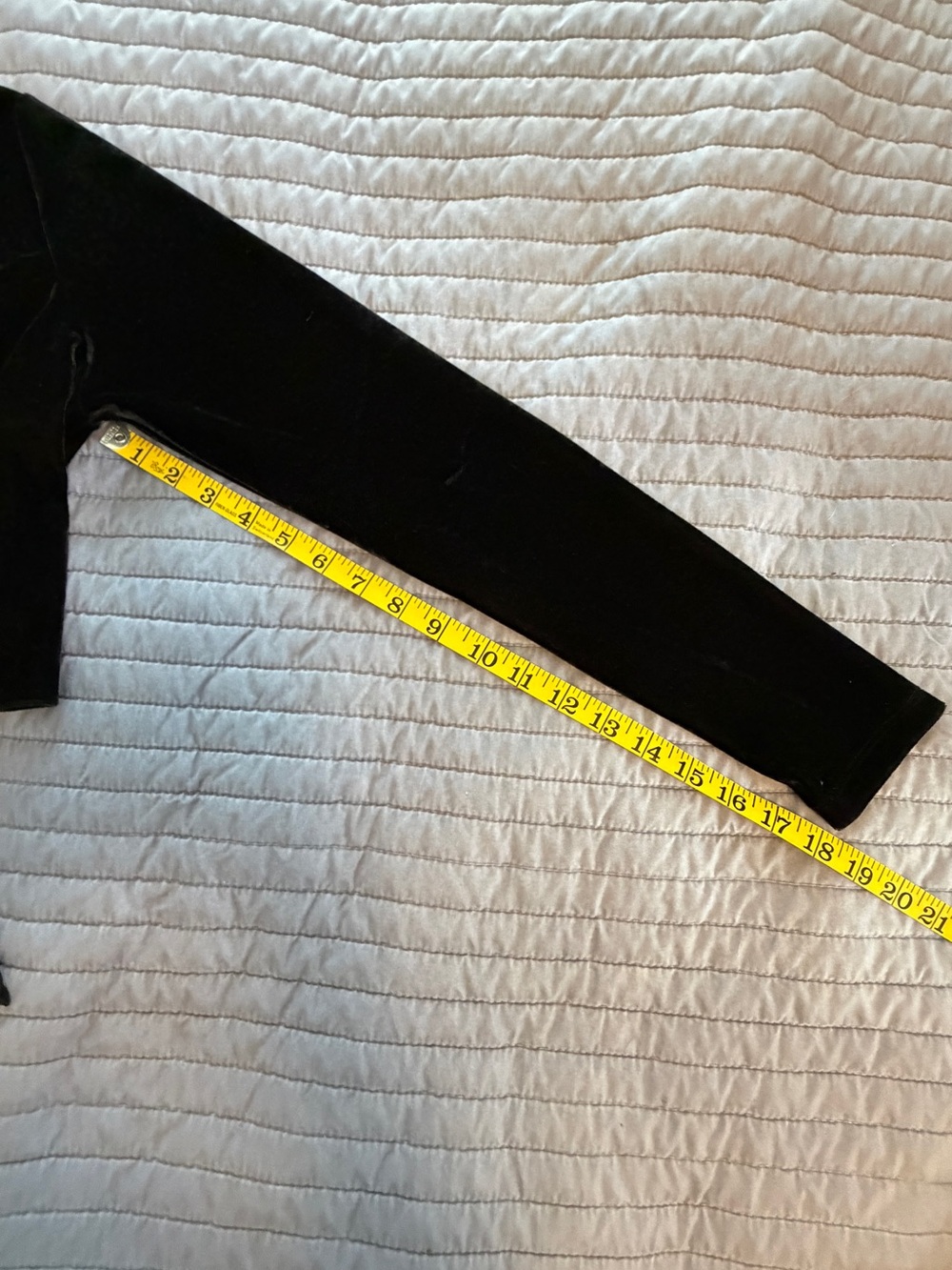 🌹 ninety brand Black Velvet Tie-Front Womens jacket & Top with Sequin Trim #0098 - Picture 14 of 16